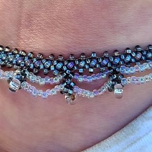 Handcrafted ankle bracelet